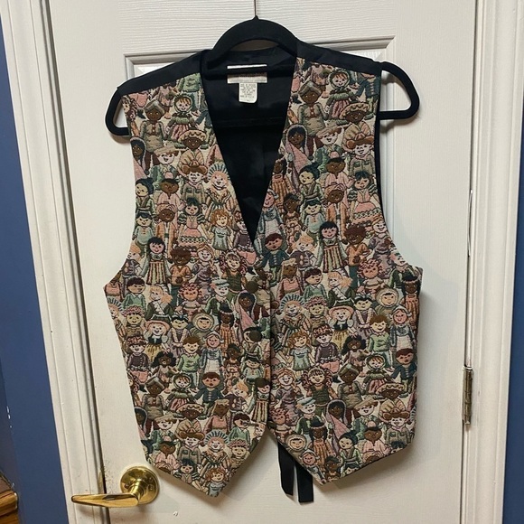 Billie Martin vest Co. vintage  Embroidered  vest - Picture 1 of 5